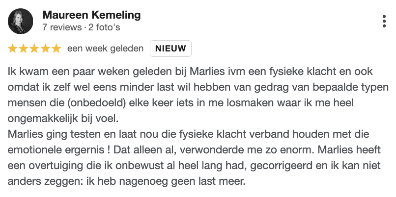 Review Centrum voor Kinesiologie