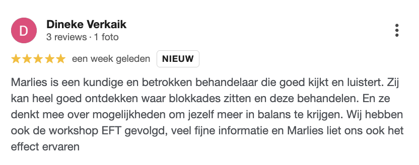 Review-kinesiologie-eft Review Centrum voor Kinesiologie